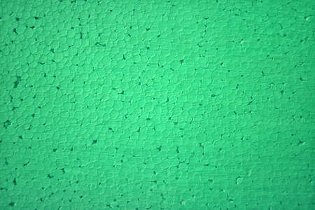 Styrofoam Using Green Color Textureの写真素材