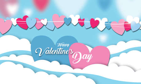 Happy Valentines Day Greetingのイラスト素材