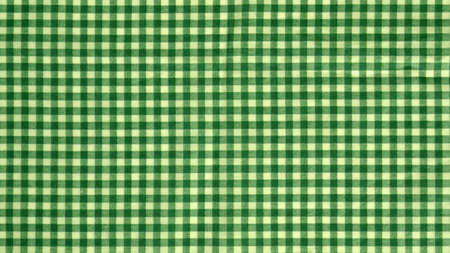 texture green white plaid fabric real photo in studio photo