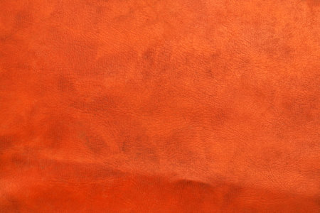 photo studio of dark orange imitation leather texture