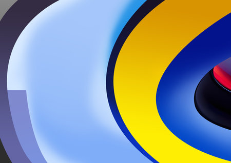 Interior Lighting Design Colorful Cove Ceiling Indirect Lightingの写真素材