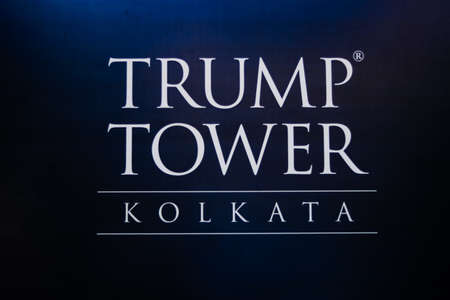 Trump Tower kolkata posterのeditorial素材
