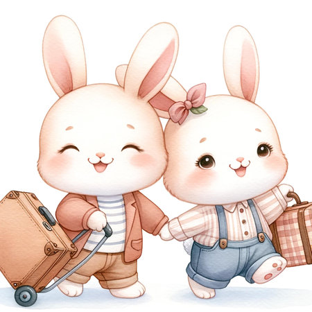 on transparent background .Watercolor illustration.の素材