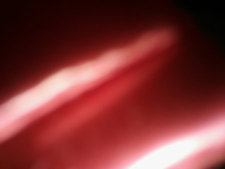 Conceptual red blur with shiny particles texture with different elements. Background with abstract effectsの写真素材