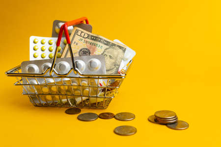 The concept of inflation in medicine. Medicine and money in the market basket. The increase in...