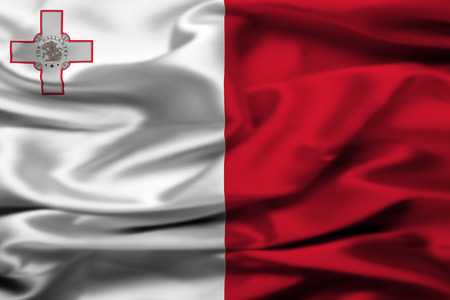 Maltese flagの写真素材