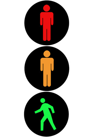 Pedestrian traffic lightの写真素材