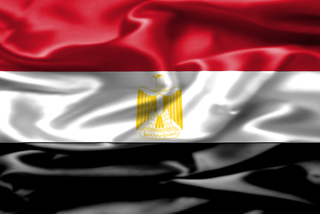 Egyptian flagの写真素材