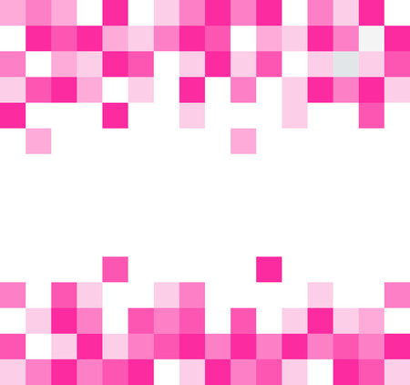 Abstract background shades of pink square pixelのイラスト素材