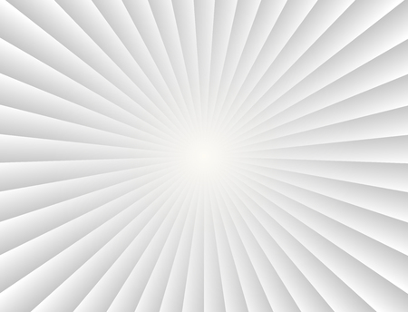 Abstract sunbeams gradient rays in white background - Vector illustrationのイラスト素材