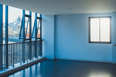 Architecture Interior design concept of empty space room waiting for decorate inside building.の写真素材