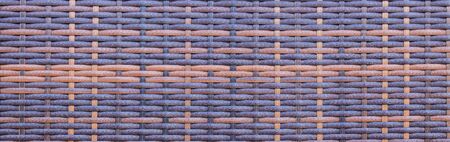 Front view of Wooden chair weave seamless texture or wooden striped pattern, wicker rattan...