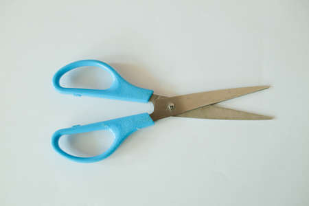 Big scissor with blue handle