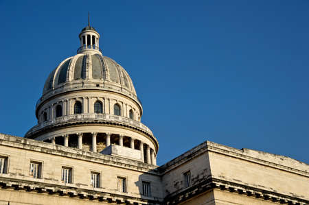 The National Capitol Building of Cuba in Havana, Cuba の写真素材