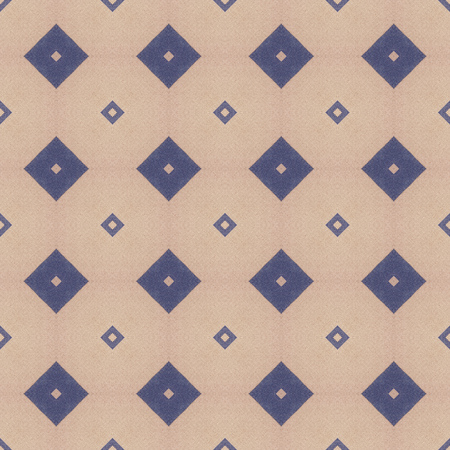 Cloth background with geometric pattern decorations, tileable seamless texture