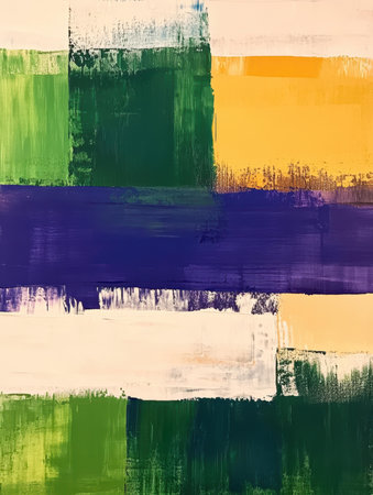 Abstract background with colorful strokes on canvas. Fragment of artwork.の素材