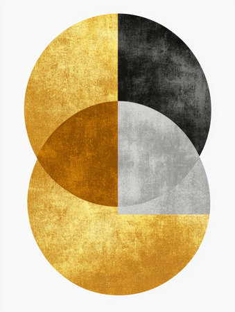 grunge circle with space for your text - abstract graphic designの素材