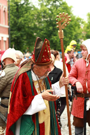 TURKU, FINLAND - JUNE 29, 2013: The Medieval Market is Finlandâ€™s largest medieval and...