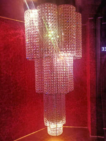 display of a hanging lightのeditorial素材