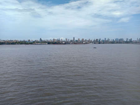mumbai city a view from mumbai harbor