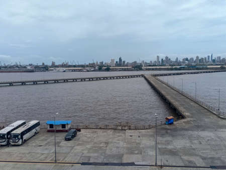 mumbai city a view from mumbai pier