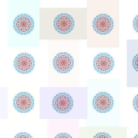 simple design illustration mandala artの写真素材