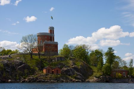 Small Castle (Kastellet) in Stockholmの写真素材