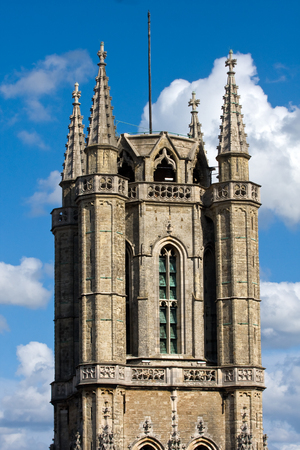 St Bavos Cathedral, Gent, Belgiumの写真素材