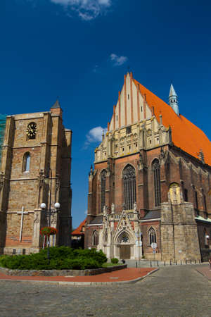 St Jackob`s bassilica, Nysa, Polandの写真素材