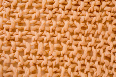 Closeup of a brown, woolen blanket