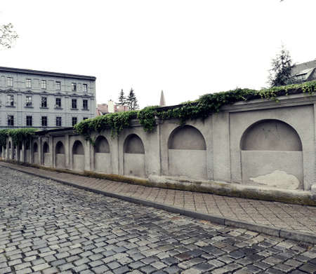 A city in Poland, Opole. City center. Beautiful architecture.の写真素材