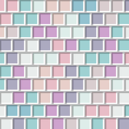 Colorful Geometric Square Backgroundのイラスト素材