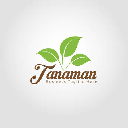 Tanaman - Nature Plant Logo Templateのイラスト素材
