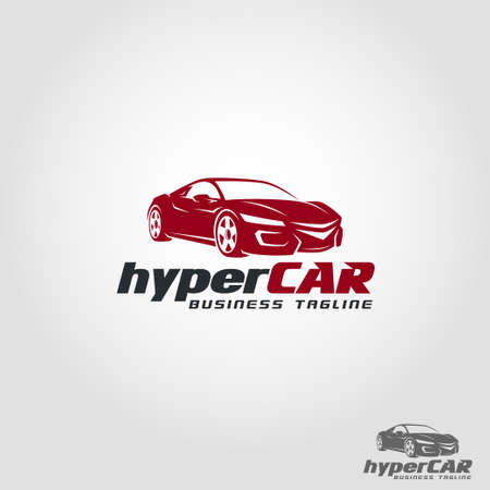 Hyper Car - Auto Speed Logoのイラスト素材