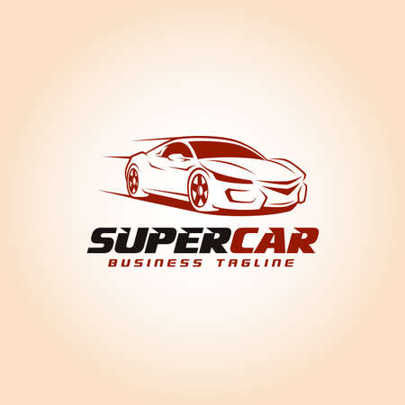 Super Car Logo Templateのイラスト素材