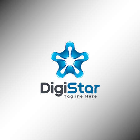 Abstract 3D Logoのイラスト素材