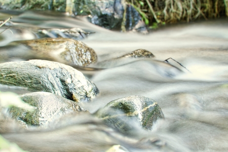 silky riverの写真素材