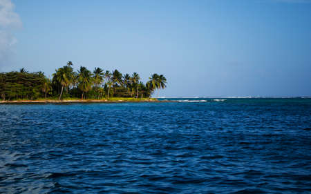 beautiful sea landscape atlantic ocean view from san andres