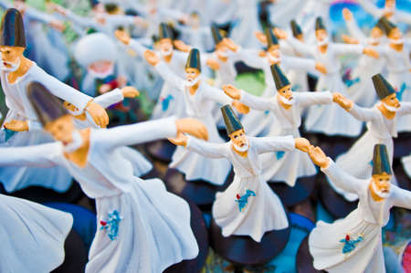 We can find almost everywhere this dancing Derviches small statues as souvenirs.の写真素材