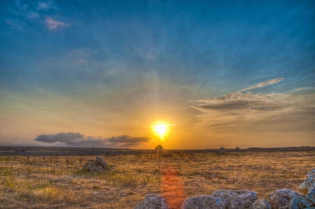 High dynamic range sunset.