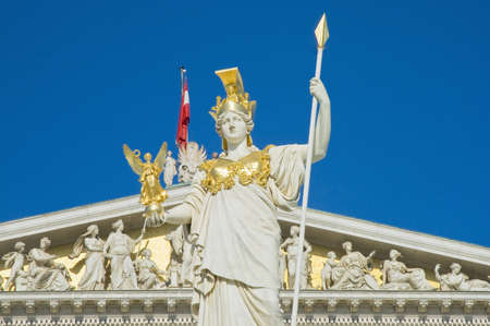 Vienna's Parliament buildingの写真素材