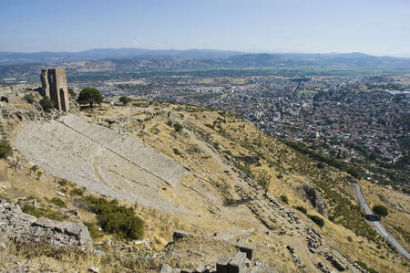 Ruins of Pergamo, southwest Turkeyの写真素材