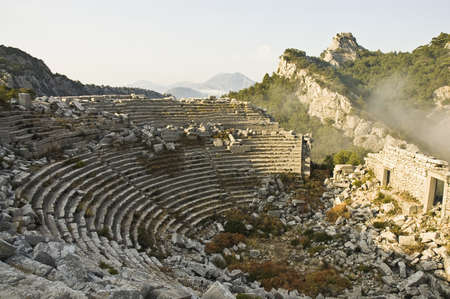 Thermessos archaeological ruins, Turkeyの写真素材