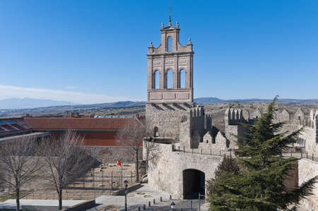 Province historical Archive building facade located at Avila, Spainのeditorial素材
