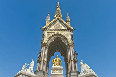 Albert Memorial located in Kensington Gardens at Londonのeditorial素材