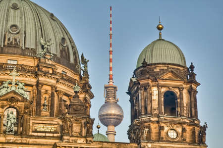Fernsehturm (Television Tower) located at Alexanderplatz in Berlin, Germany