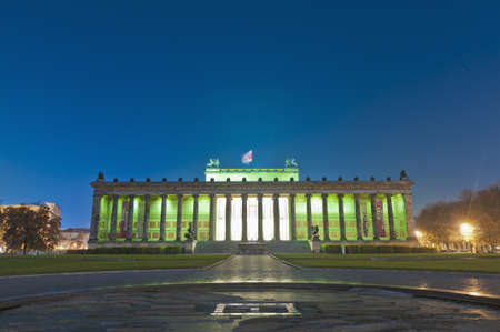 Altes Museum (Old Museum) located on Museum Island, a UNESCO-designated World Heritage Site on Berlin, Germanyのeditorial素材