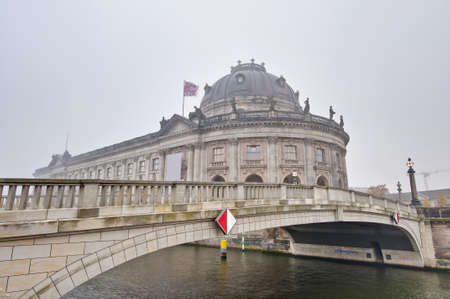 Bode Museum located on Museum Island, World Heritage Site on Berlin, Germanyのeditorial素材