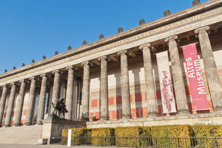 Altes Museum (Old Museum) located on Museum Islandのeditorial素材