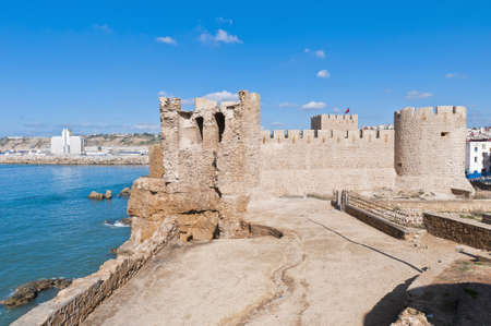 Dar-el-Bahar fortress at Safi on the atlantic coast, Moroccoのeditorial素材